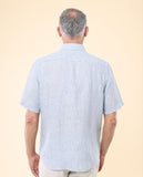 Camisa Casual 100% Lino en Blanco