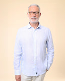 Camisa Casual 100% Linho em Verde
