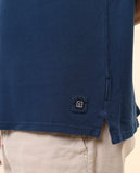 Polo Piqué 100% Algodón en Azul Petróleo