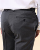 Pantalón Regular 100% Lana Virgem en Gris