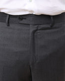 Pantalón Regular 100% Lana Virgem en Gris