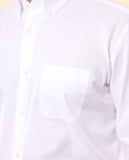 Camisa Clássica 100% Algodão em Branco