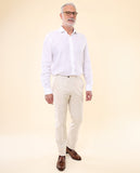 Light Beige Classic Trousers Regular