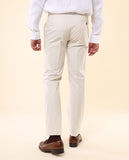 Pantalón Regular en Beige Claro