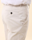 Pantalón Regular en Beige Claro