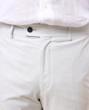 Calças Clássicas Regular em Azul Claro