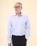Light Blue Classic Shirt 100% Linen