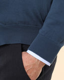 Petrol Blue Cardigan 100% Cotton