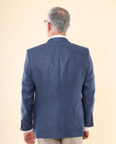 Americana 100% Lino en Azul