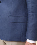 Americana 100% Lino en Azul