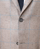 Light Beige Sports Jacket 100% Silk
