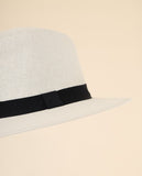 White Panama Hat 100% Paper