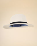 White Panama Hat 100% Paper