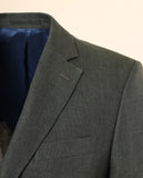 Dark Green Sports Jacket 100% Linen