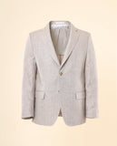 Light Beige Sports Jacket 100% Linen
