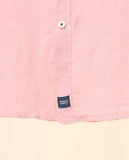 Camisa Casual 100% Linho em Salmão
