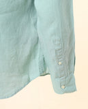 Camisa Casual 100% Linho em Verde