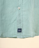 Camisa Casual 100% Linho em Verde
