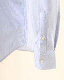 Camisa Casual 100% Algodão em Azul
