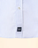 Camisa Casual 100% Algodão em Azul