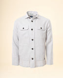 Camisa Casual em Cinzento Claro