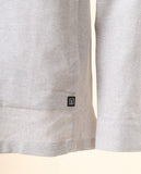 Camisa Casual em Cinzento Claro
