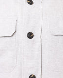Camisa Casual em Cinzento Claro