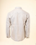 Camisa Casual 100% Linho em Bege Claro