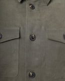 Camisa Casual em Verde Seco Escuro