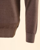 Camisola 100% Lã Merino em Castanho