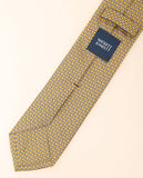 Gravata 100% Seda em Amarelo Claro