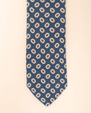 Gravata 100% Seda em Azul