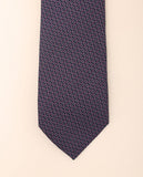 Gravata 100% Seda em Azul Escuro