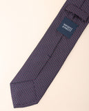 Gravata 100% Seda em Azul Escuro