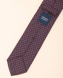 Gravata 100% Seda em Azul Escuro