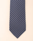 Gravata 100% Seda em Azul Escuro