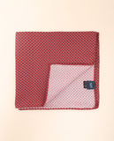 Lenço de Bolso 100% Seda em Encarnado