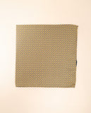 Lenço de Bolso 100% Seda em Amarelo Claro
