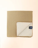 Lenço de Bolso 100% Seda em Amarelo Claro