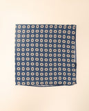 Lenço de Bolso 100% Seda em Azul