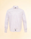 Camisa Casual 100% Algodão em Bege Claro