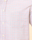 Camisa Casual 100% Algodão em Bege Claro