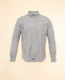 Camisa Casual 100% Algodão em Verde Escuro