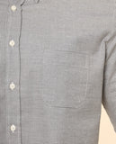 Camisa Casual 100% Algodão em Verde Escuro