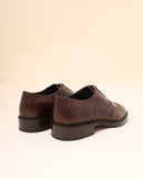 Sapatos Oxford 100% Pele em Castanho