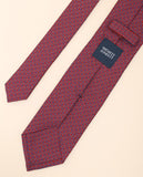 Gravata 100% Seda em Encarnado