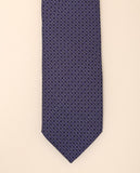 Gravata 100% Seda em Azul Escuro