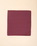 Lenço de Bolso 100% Seda em Encarnado