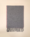 Cachecol 100% Lã Virgem em Cor-de-rosa Claro