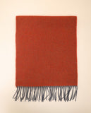Cachecol 100% Lã Virgem em Cor de Laranja Claro